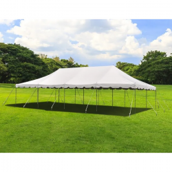 20' x 40' Weekender Standard Canopy Pole Tent - White 20' x 40' Weekender Standard Canopy Pole Tent - White