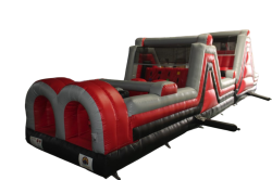 Red & Black Climbing 50ft Obstacle Course